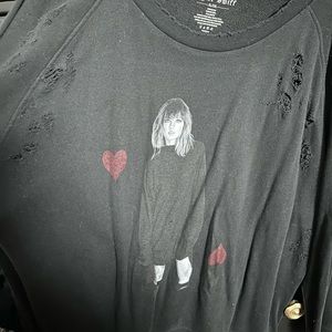 Taylor Swift Distressed Reputation Sweater